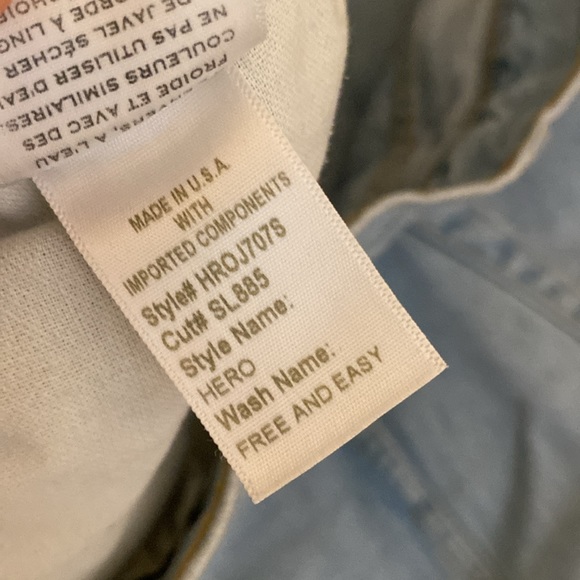 SLVRLAKE Hero High Waist Raw Hem Slim Straight Leg Jeans (Free and Easy) - Picture 8 of 10